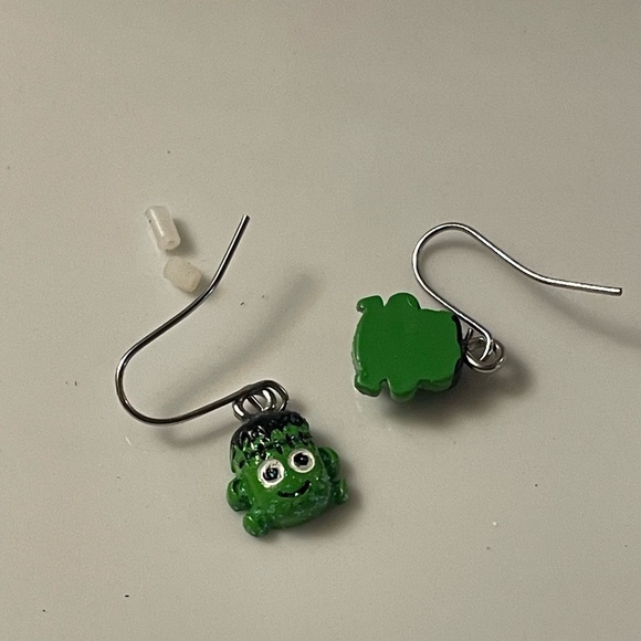 Monster Dangle Earrings - Picture 3 of 3